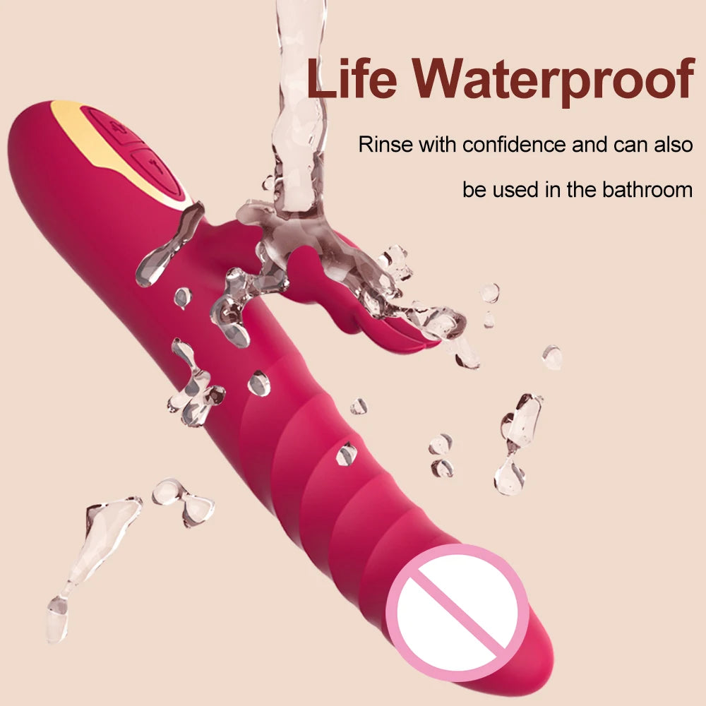 Erotii Thrusting Vibration Rabbit Clitoral Vibrator