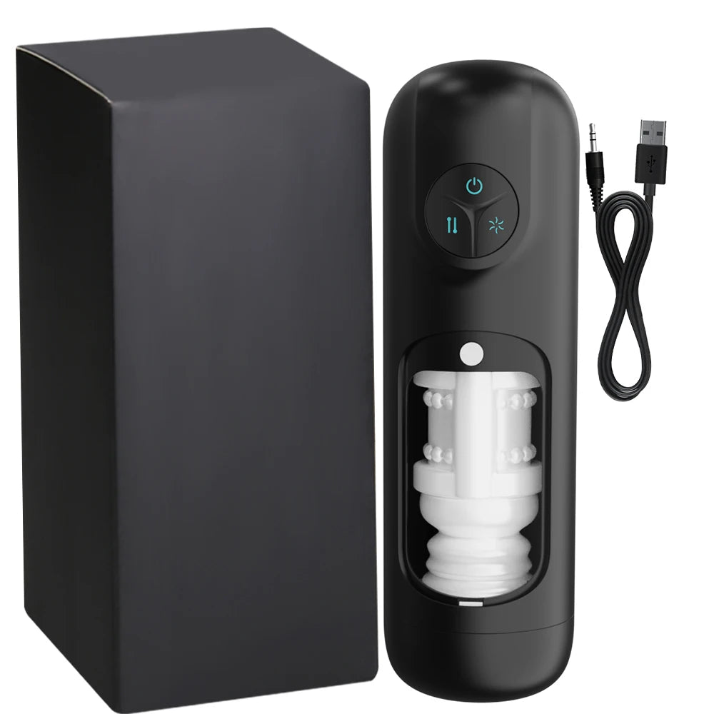Male Masturbators Automatic Sucks Sex Machines 8 High-Speed Penis stamina Magnify Trainer Vagina Blowjob Adult Sex Toy for Men