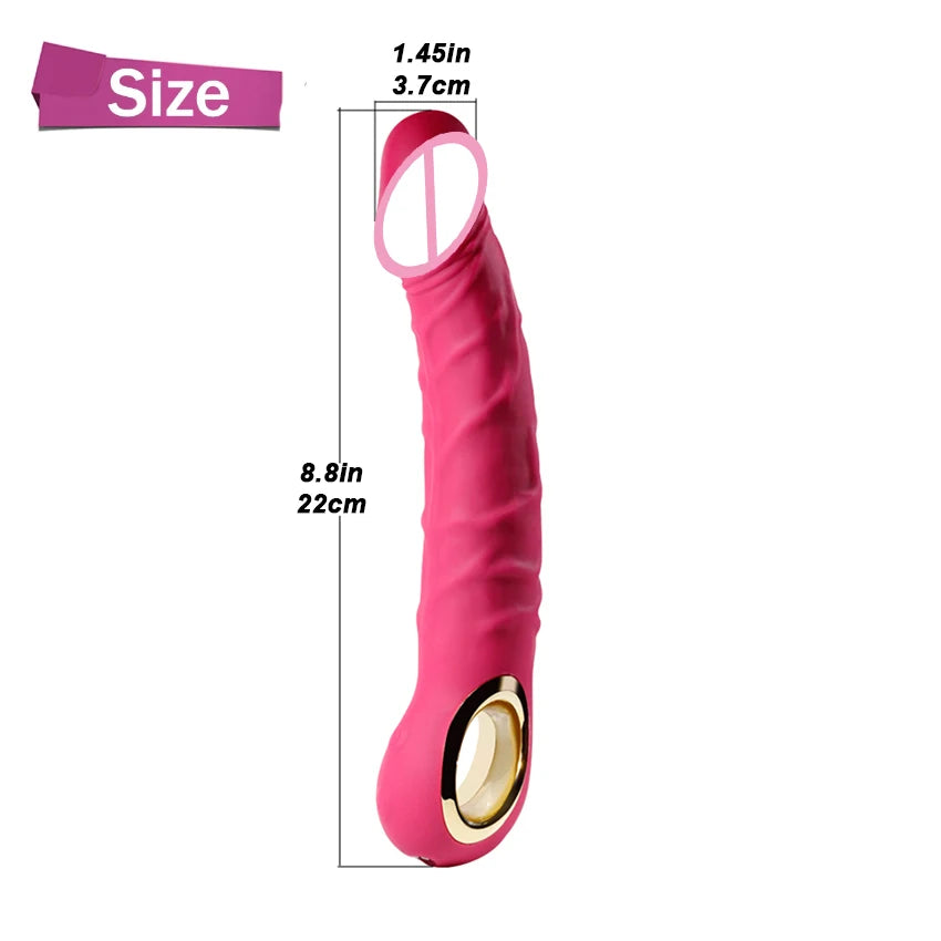 Long Vibrator Dildo Sex Toys For Women Powerful Vibro Magic Wand Clitoris And G Spot Stimulator Female Masturbation Adult Goods