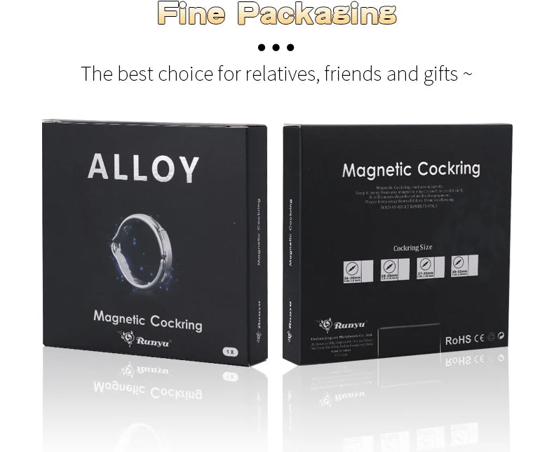 Runyu Metal Penis Ring Circumcision Blocker Glans Cock Ejaculation Delay Training  Semen Lock Ring Adult Sex Toys Aids For Men