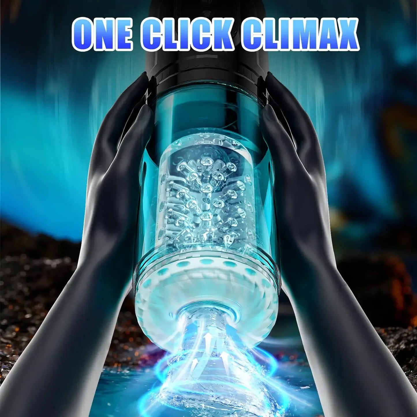 Automatic Telescoping Male Masturbator Cup Penis Pump Pocket Pussy with 9 in 1 Suction Vibrating Modes App Controll Sex Toy