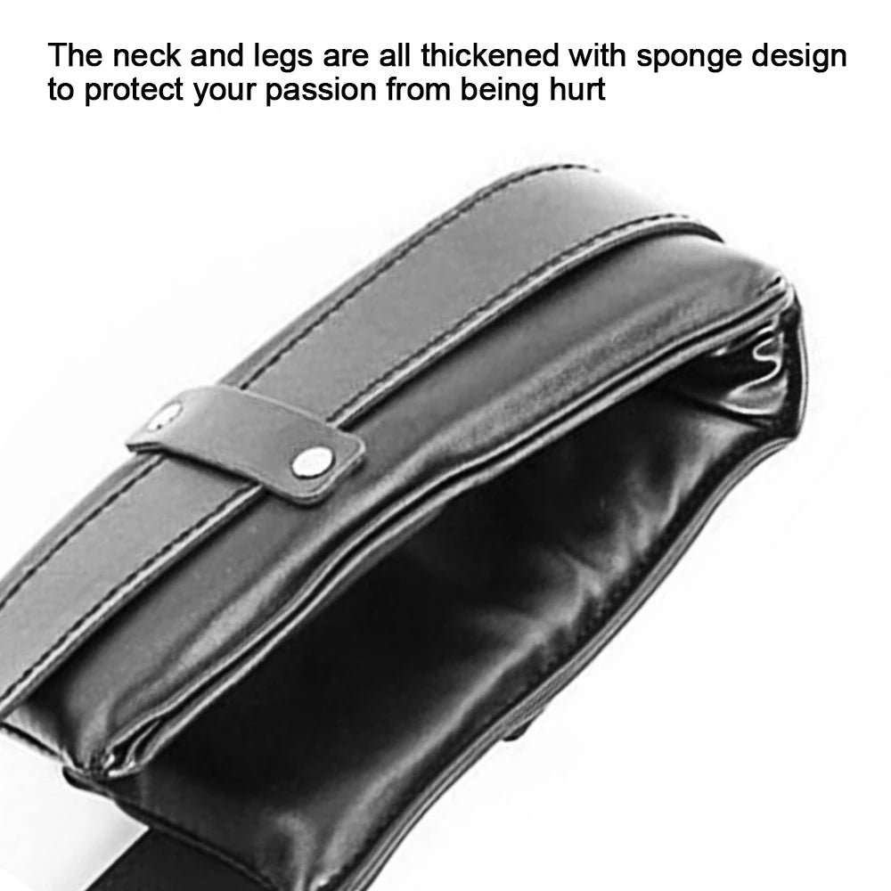 BDSM Neck to Wrist Restraints Bondage Set Adjustable Bondage Set Bed SM Games Play Sex Toys for Women Couples ﻿Adult Goods 18+