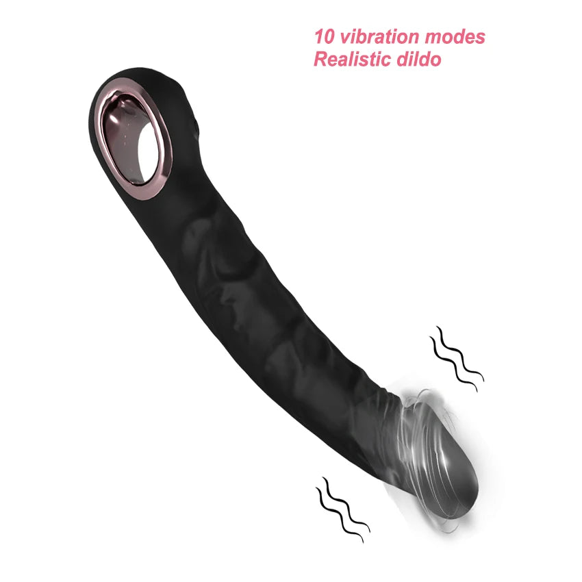 Long Vibrator Dildo Sex Toys For Women Powerful Vibro Magic Wand Clitoris And G Spot Stimulator Female Masturbation Adult Goods