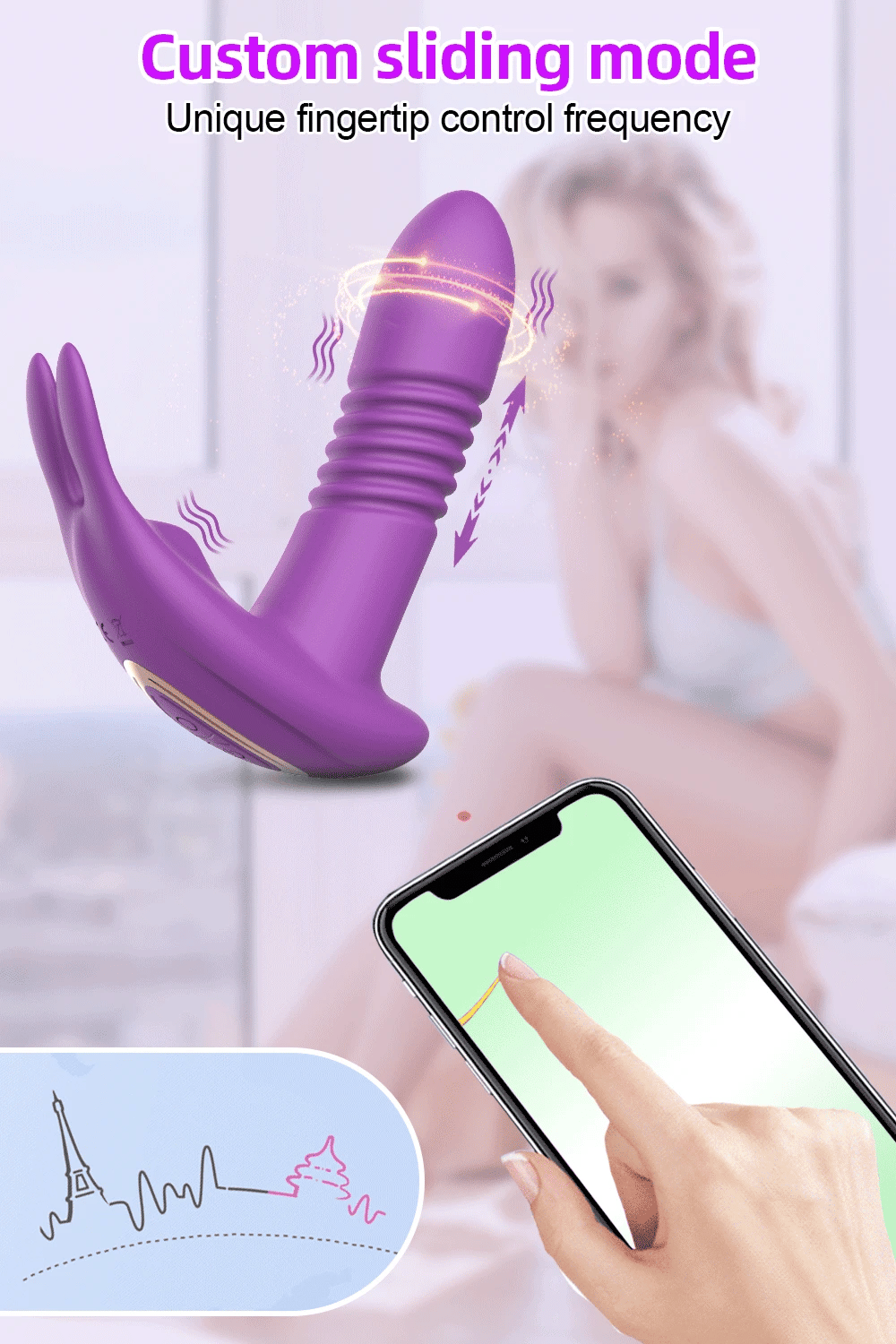 Wearable Dildo Sex Toys Vibrador Remote Control APP Panty Vibrator for Women Masturbator Vagina Massager Couples Adult Sex Toy