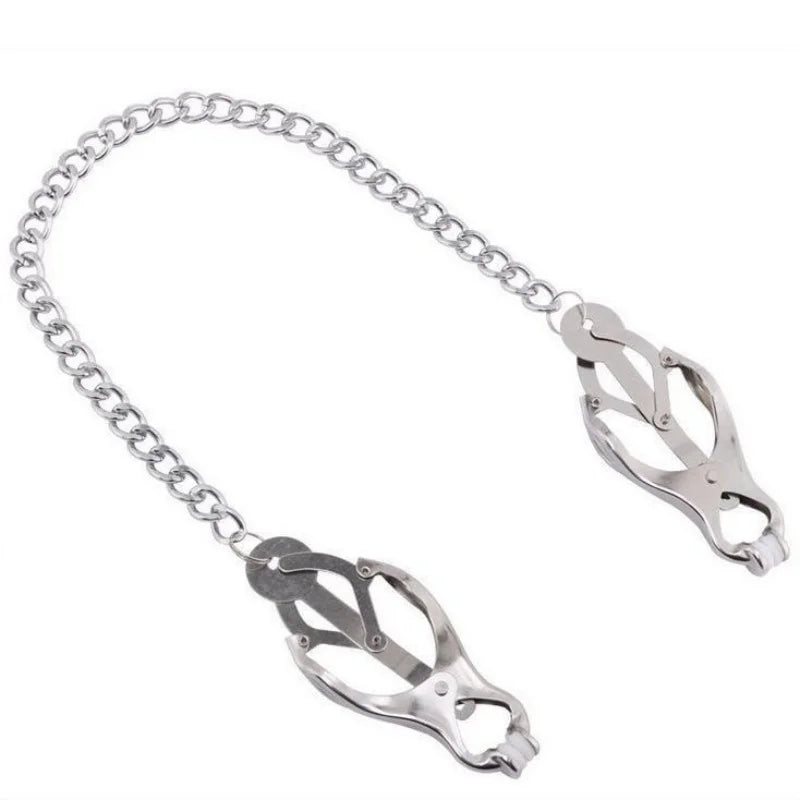 Women Exotic Accessories Fetish Bondage Metal Breast Clips Steel Clover Nipple Clamps Bdsm Adult Games Sex Toys Erotic Goods