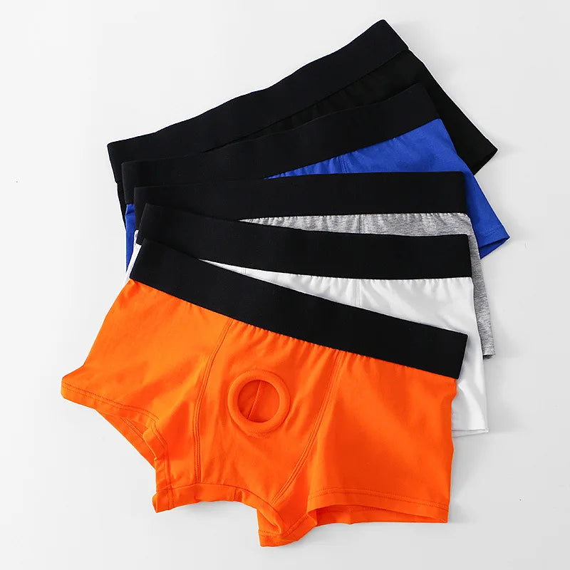 Strap On Underwear Strap on Harnesses Panties Strapons Strapless Panty Boxer Briefs Hollow Out Open Front Underpants