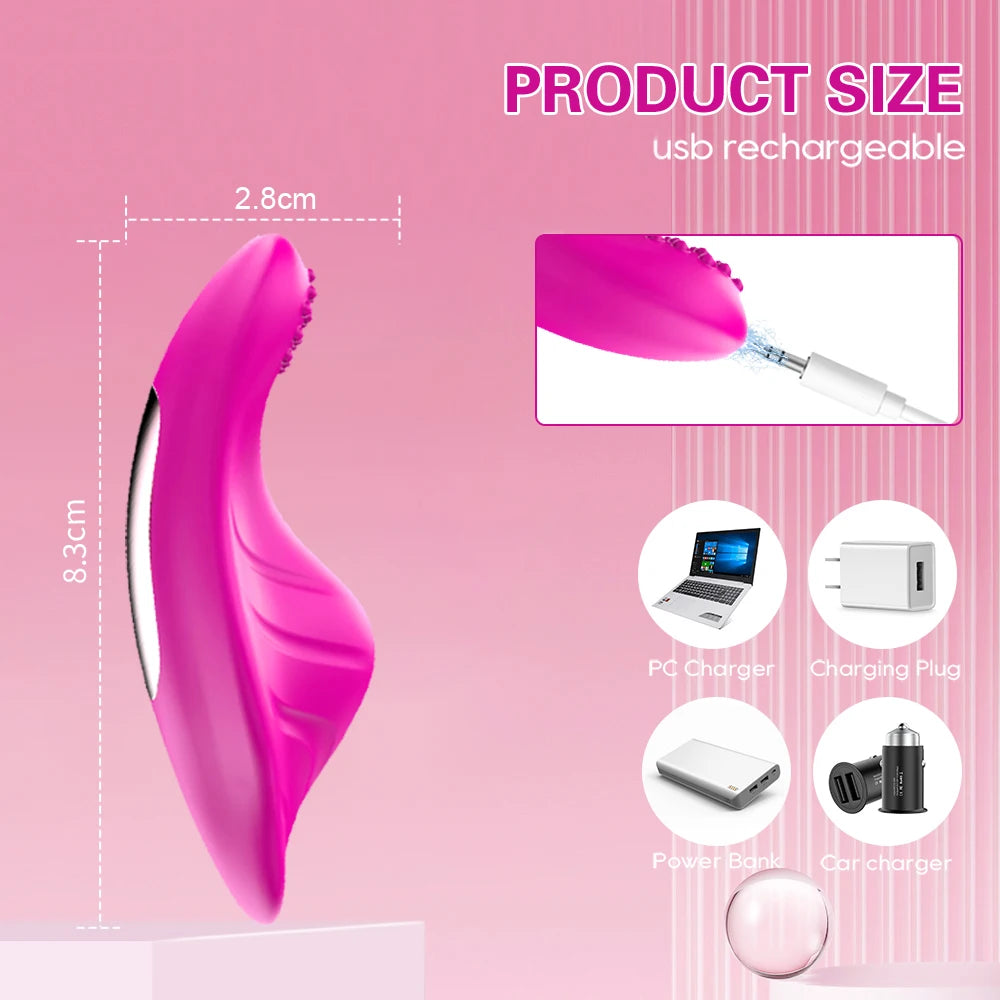 Adults Sex Toys Clitoris Stimulator Vibrator APP Control Women Wearable Clit Stimulator Massage Female Magnetic Panties Wear