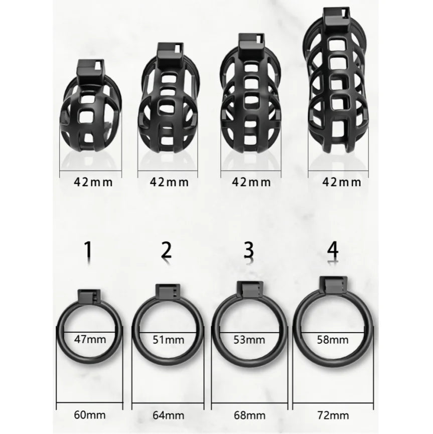 Bdsm Sexual Urethral Lock Restraint  Men's Chastity Lock Black Smooth SM Pornographic Men's Toy
