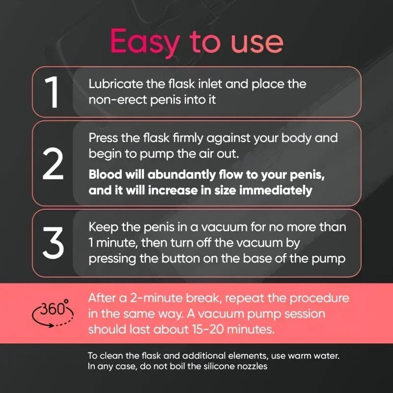 Male Penis Pump Manual Penis Enlarger Enhancement Erection SexToys For Man Vacuum Pump Big Dick Trainer Male Lasting Masturbator