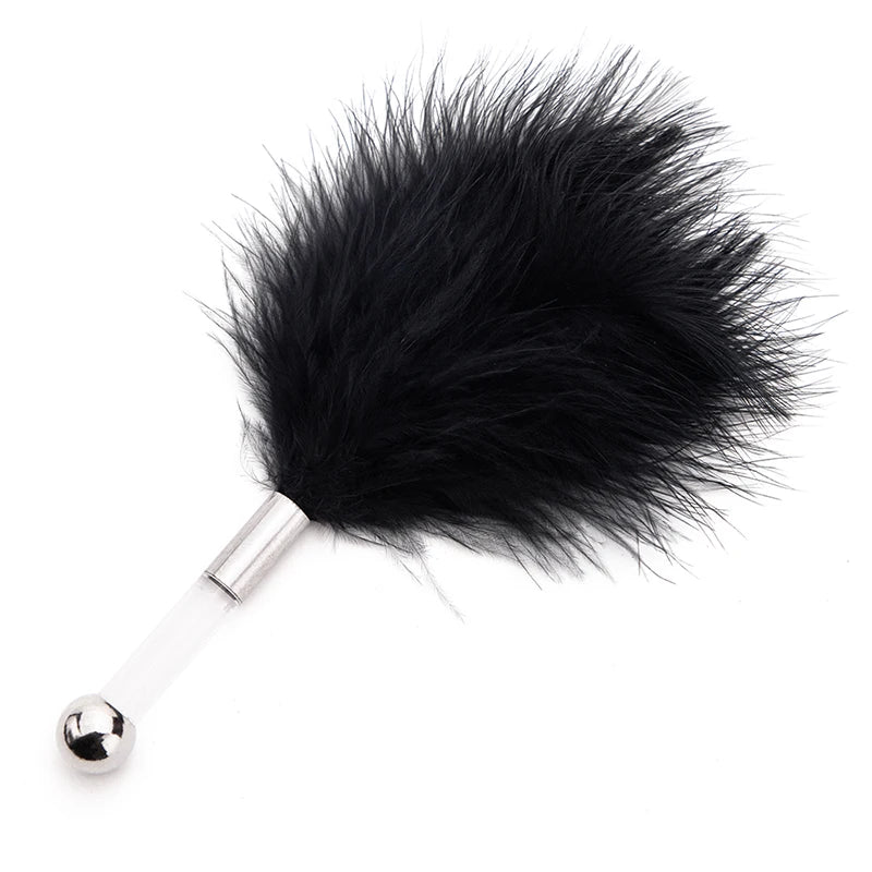4Pcs Bondage Set BDSM Kits Eye Mask Whip Spanking Paddle Feather Stick Sex Adult Games Erotic Sex Toys For Women Couples