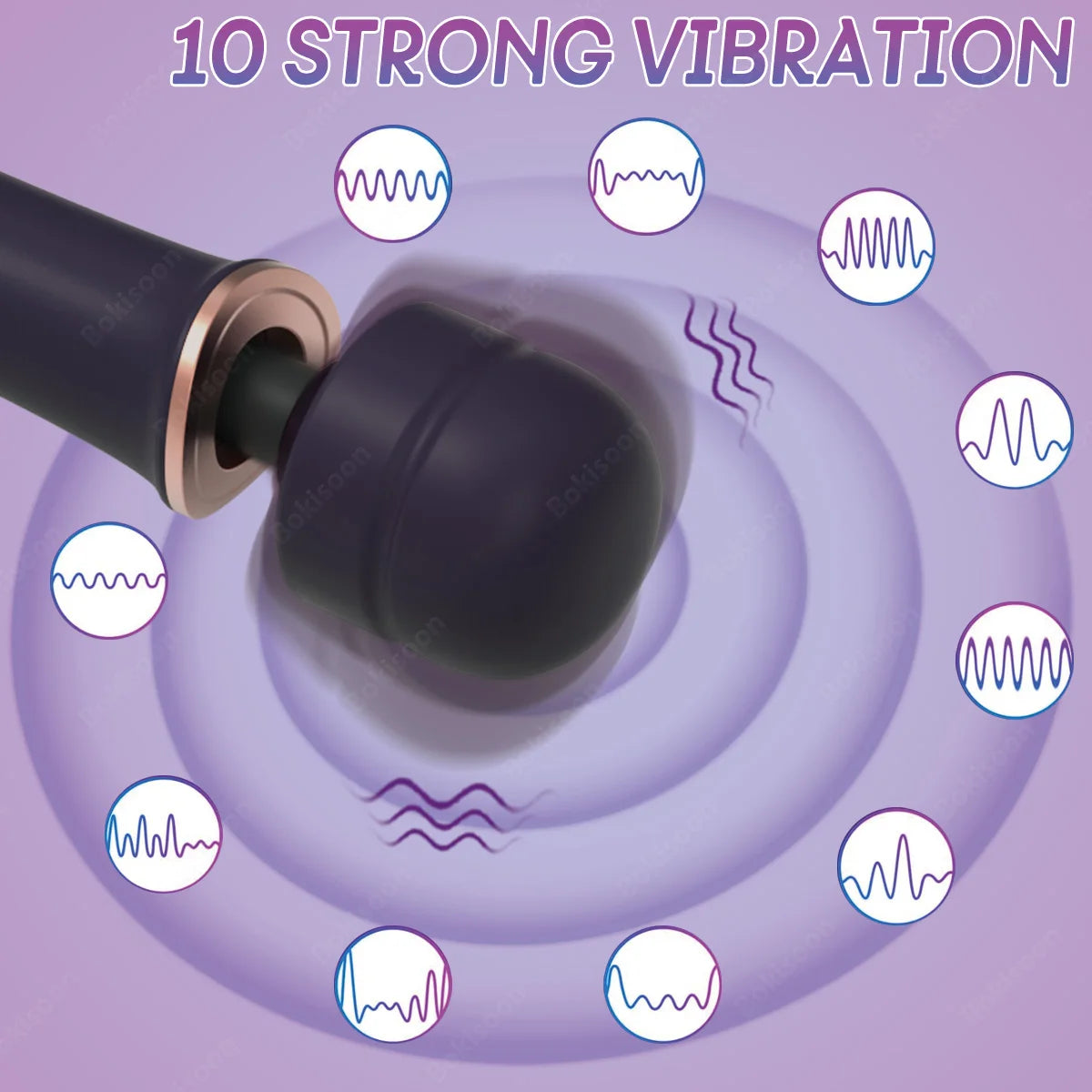Personal Massager 10 Speed Powerful Big Vibrator Handheld Cordless Magic Wand Vibrator Clitoris Vibrators Sext Toy for Women