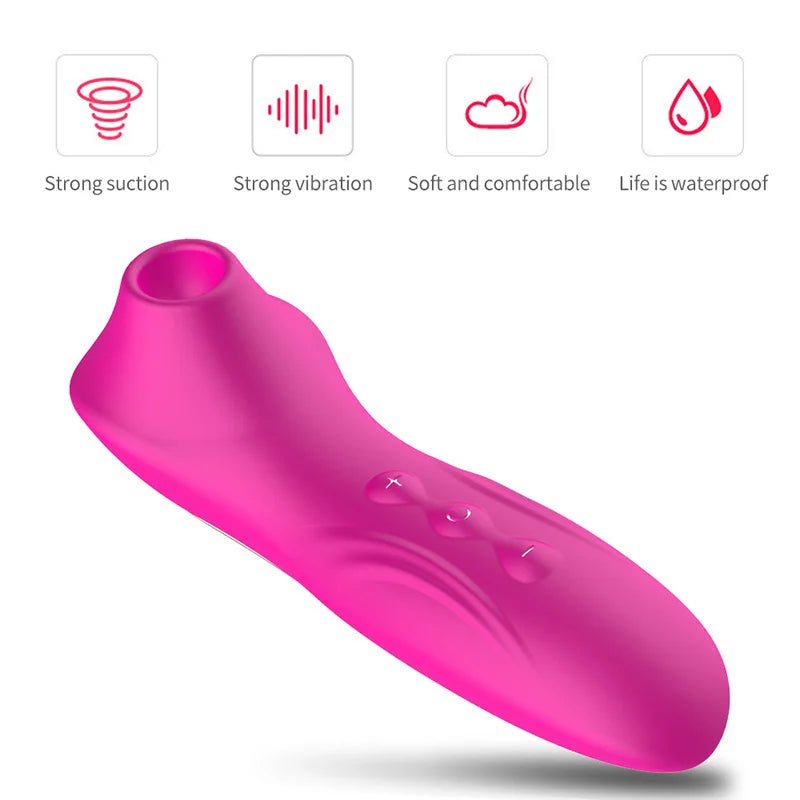 Powerful Sucker Sex Toys Clitoris Sucking Vibrator Female Clit Nipple Oral Vacuum Stimulator Massager Adults for Women Sex Shop