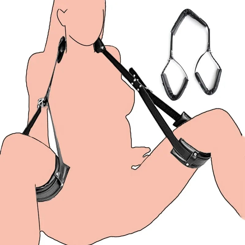 BDSM Couple Nylon Sex Toys Bondage Gear Restraints Women Collar Fetish Sex Products Adult Games Slave Neck Handcuffs Sexshop