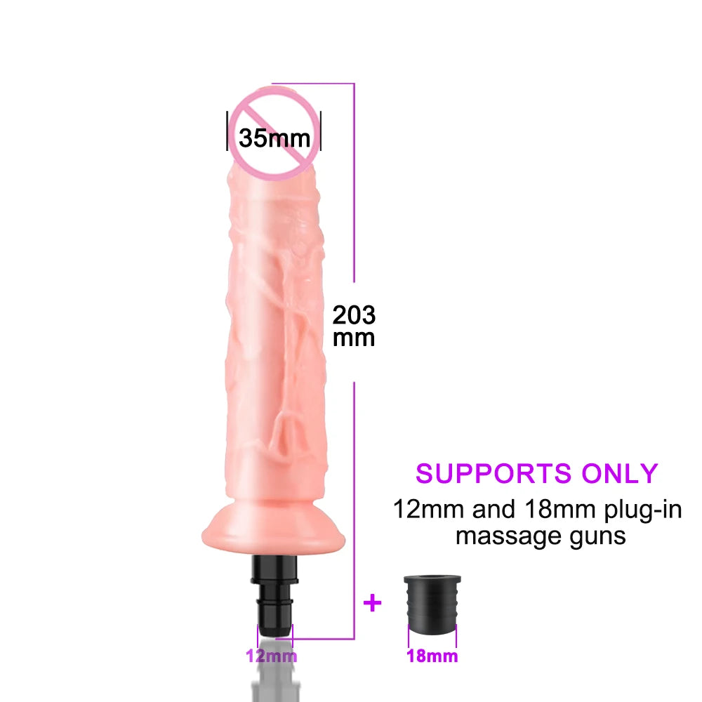 Massage gun Head Automatic Sex Machine Male Female Sex Toy Masturbator Enhance Pleasure Dildo Vibrator Adult Gift for Couples 18