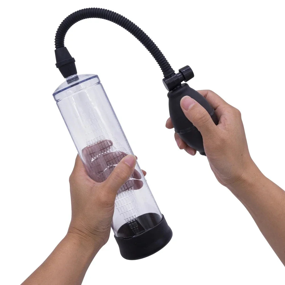 Effective Penis Pump Enlargement Vacuum Dick Extender Men Sex Toy Powerful Vacuum Pump Increase Length Enlarger Adult Product