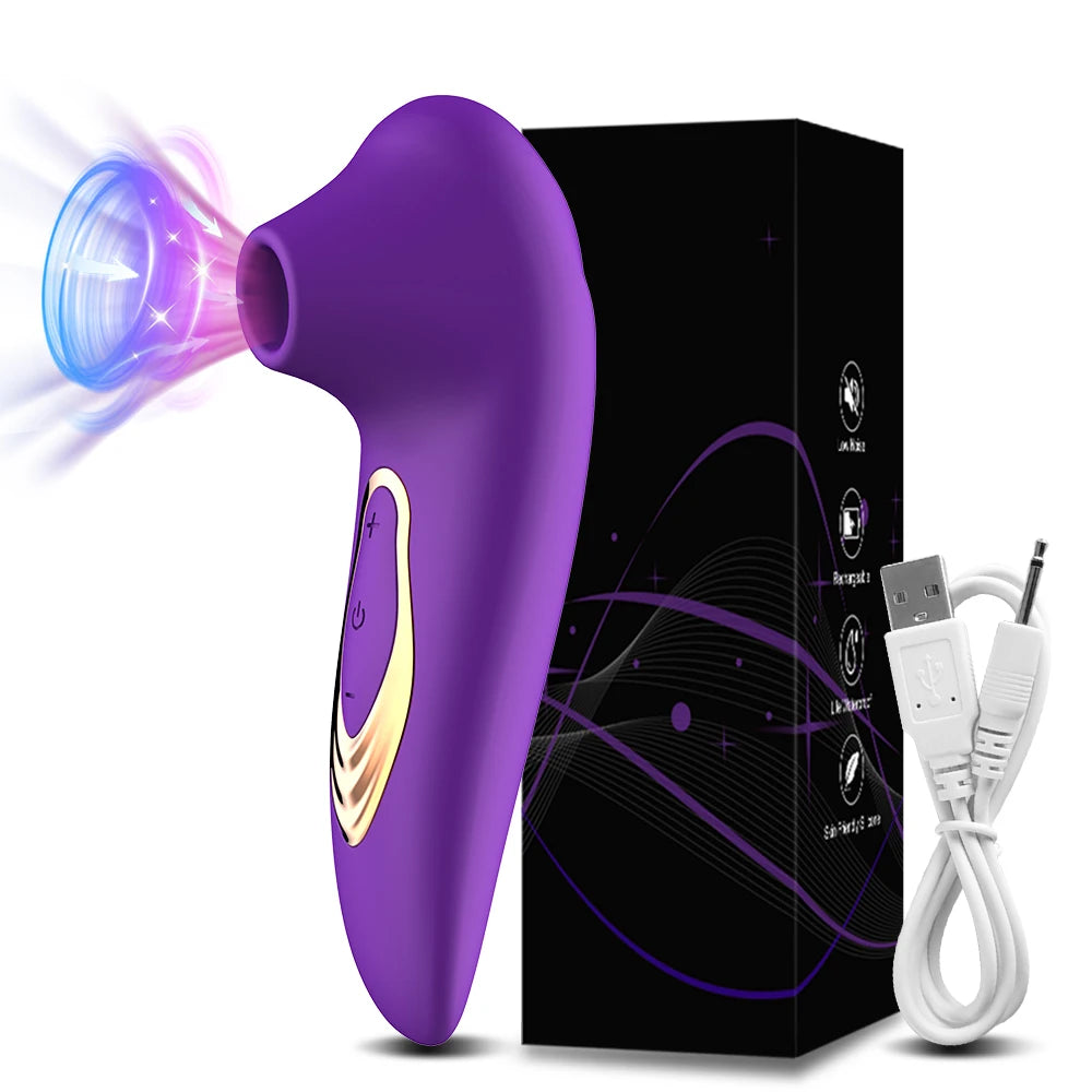 Sucker Clitoris Powerful Sucking Vibrator Female Clit Nipple Oral Vacuum Stimulator Massager Sex Toys Adults Goods for Women