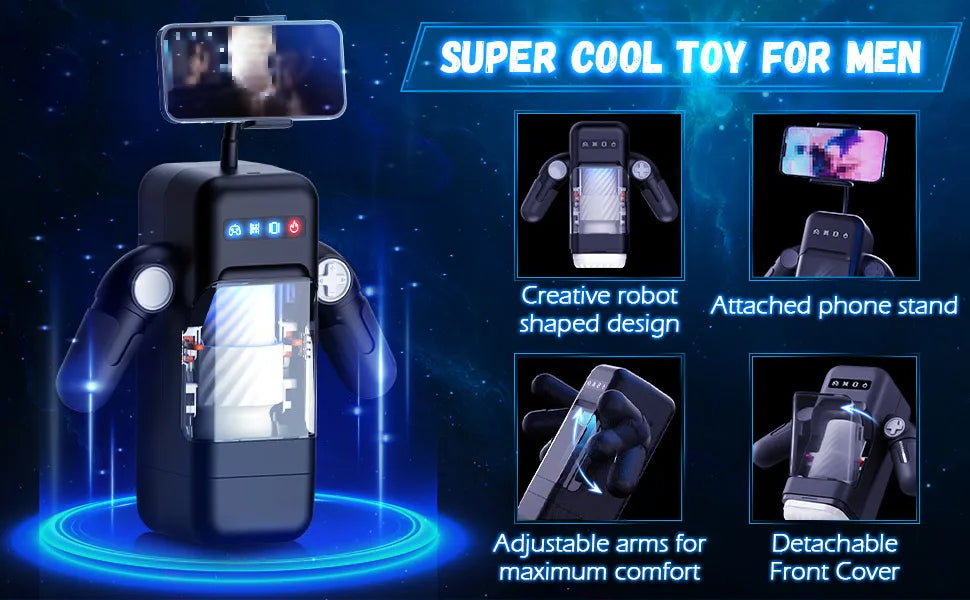 SENSIVO Robot Automatic Male Masturbator Vibration Blowjob Machine Silicone Vagina Masturbation Cup Sex Toys Adult Goods for Men