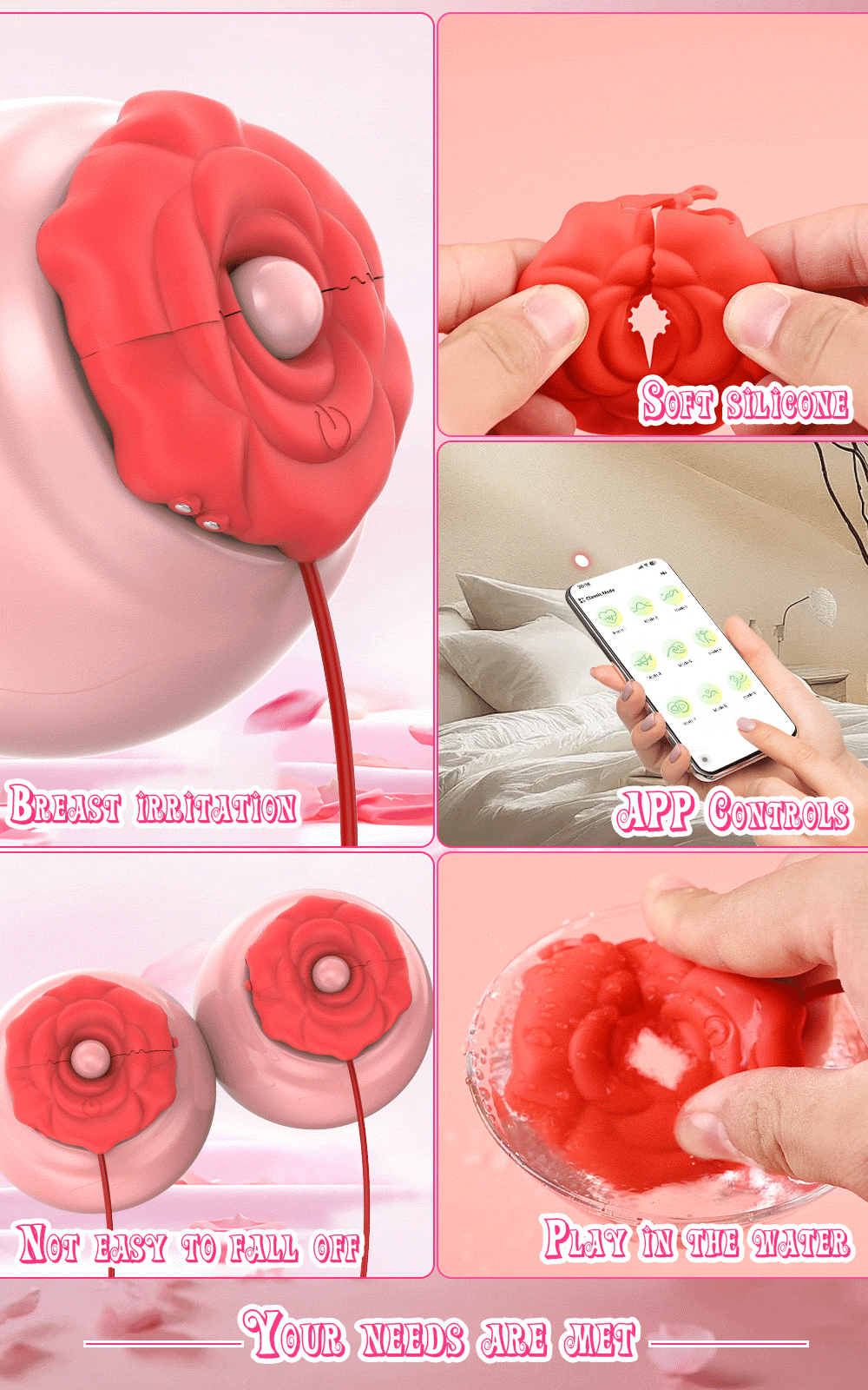 Remote Control Nipple Toys Vibrator Adult Sex Toys for Women Female Wearable Adjustable Nipple Massage Sex Toys Adult Products