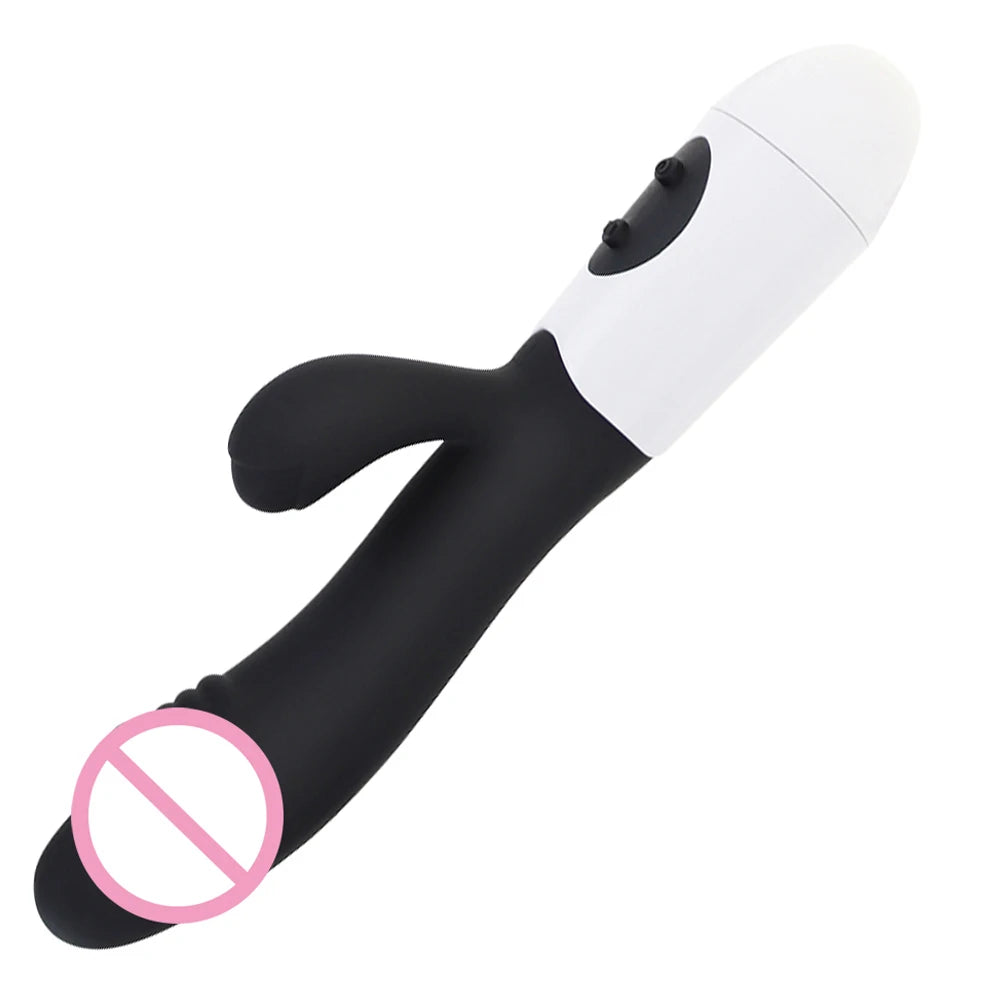 Vibrator Dildo for Women G Spot Vibrator Clitoral Stimulator Vibrating Wand 10 Mode Rabbit Vibrators Adult Sex Toy for Men Women