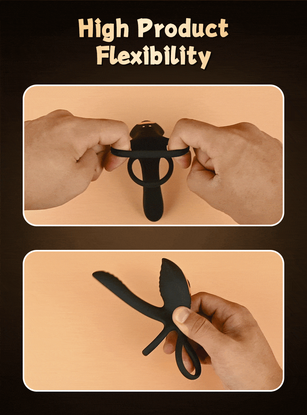 Penis Ring Men Couple Cock Ring Vibrator Ejaculation Delay Vibrating cock Ring Prostate Semen Lock Ring Sex Adult Erotic Toy