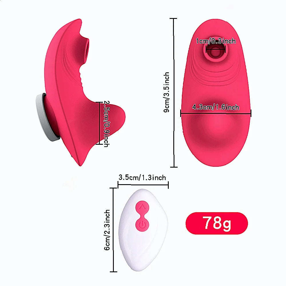 Clitoris Sucker Integrates With Vibrating Panties For Remote Control Stimulation As Adult Sex Toys Designed For Womens Pleasure