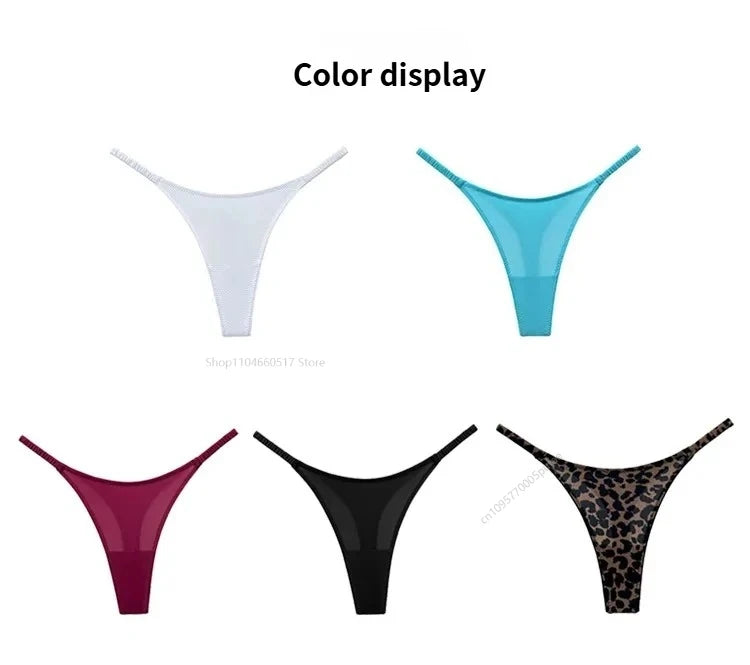 Lingerie Sexy G Strings Low-Rise Thong Panties Female Sexy Underwear Women Seamless Low Thongs Women Sexy Beach Style