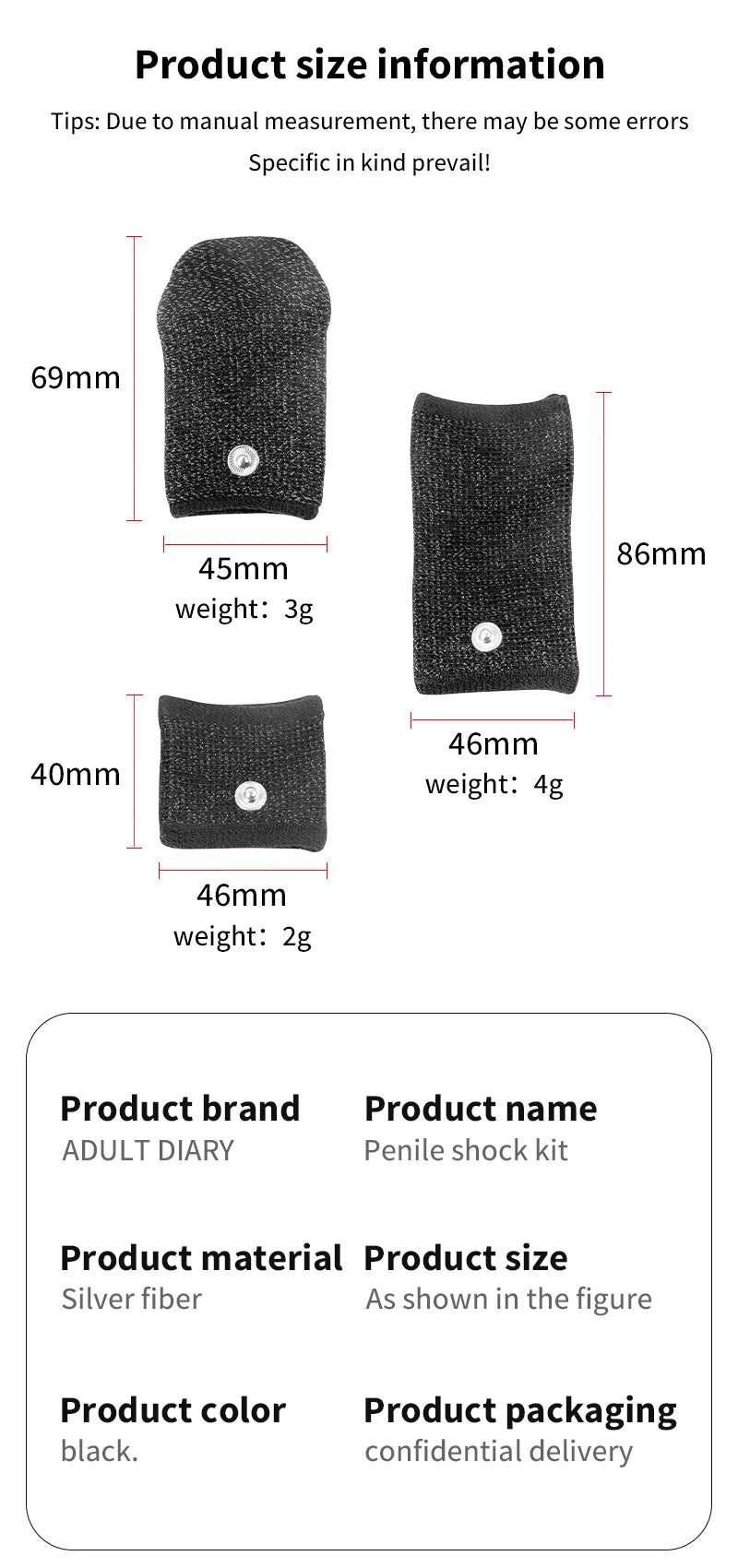 Electric Shock Penis Ring Fabric Massage Scrotum Sleeve Men Dick Testicles Scrotum Chastity Cage Cock Ring Adult Sex Toys