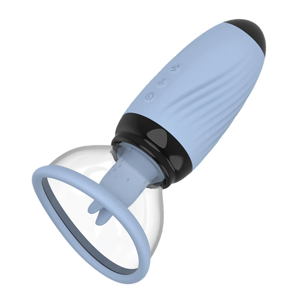 Nipple Stimulation Licking Vibrator Breast Enlargement Massager Vagina Clit Sucker Famale Masturbator Erotic Sex Toys for Women