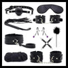 BUYBOOS Sex Bondage Restraints 11Pcs Set BDSM Leather Bondage Sets Restraint Kits Bondage Gear Accessories Adult Sex Toy