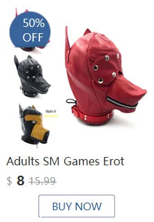 BDSM Leather Head Harness Oral Mouth Ball Restraint Hood Mouth Strap Bondage Gag Half Face Mask for Couple SM Slave Roleplay