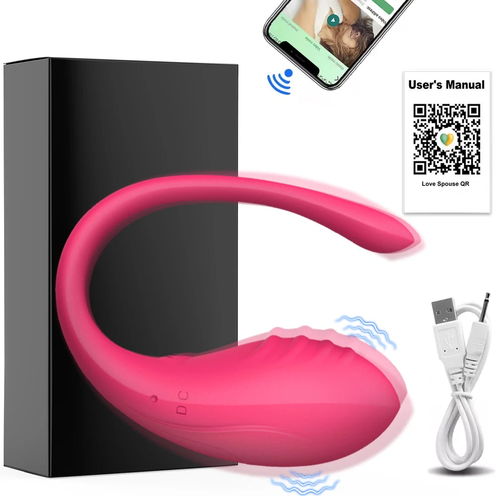 APP Controlled Vaginal Vibrators G Spot 9 Speed Anal Vibrating Egg Massager Wearable Stimulator Adult Sex Toys for Women Couples