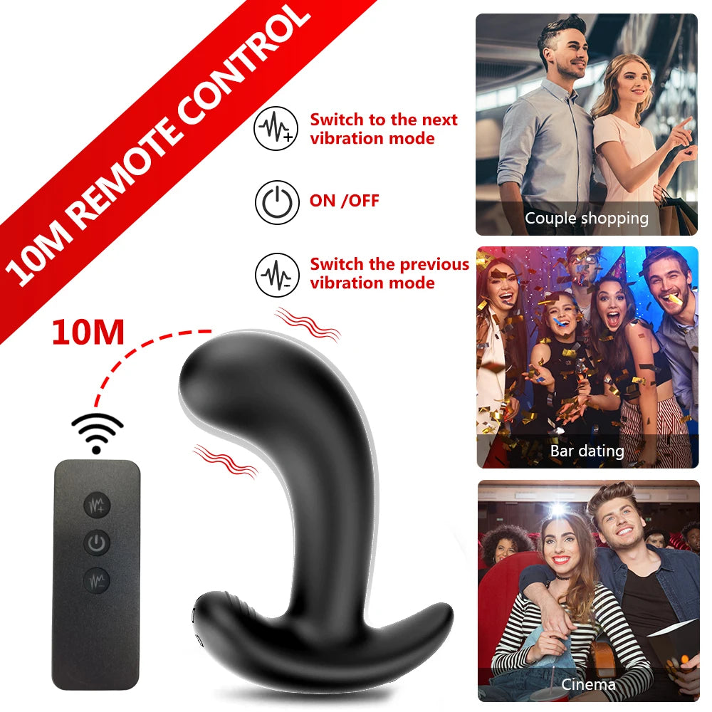 Prostate Massage Penis Fake Insert G Spot Unisex Toy for Man Women Silicone Anal Butt Plug Wearable Stimulation Ball Dildo 18+