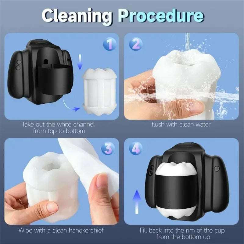 Automatic Sex Machine for Men Telescopic Male Masturbator Cup Vaginal Penetration Pocket Pussy Adult Pleasure Toy