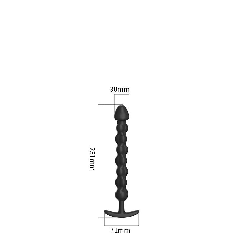 Anal Beads Long Size Anal Plug Male Female Anal Vibrator for SM Play Adult Sex Toy for Sexual Training Adult Anal Sex Toy