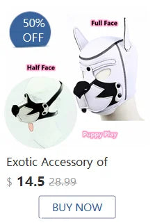 BDSM Leather Head Harness Oral Mouth Ball Restraint Hood Mouth Strap Bondage Gag Half Face Mask for Couple SM Slave Roleplay