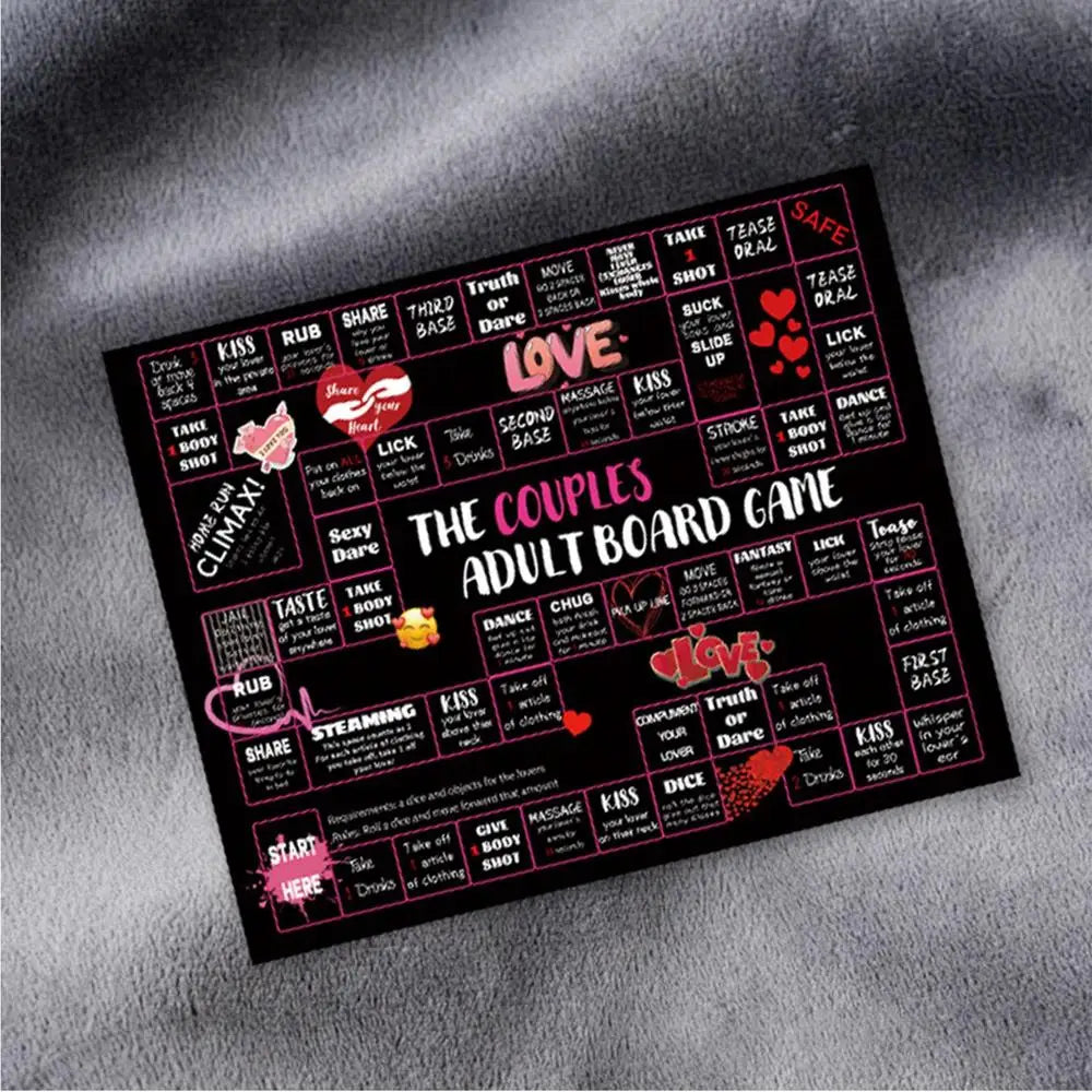 Couples Games For Adults Romantic Couples Board Adult Games Date Night Interactive Fun With With Dice For Husband & Wife