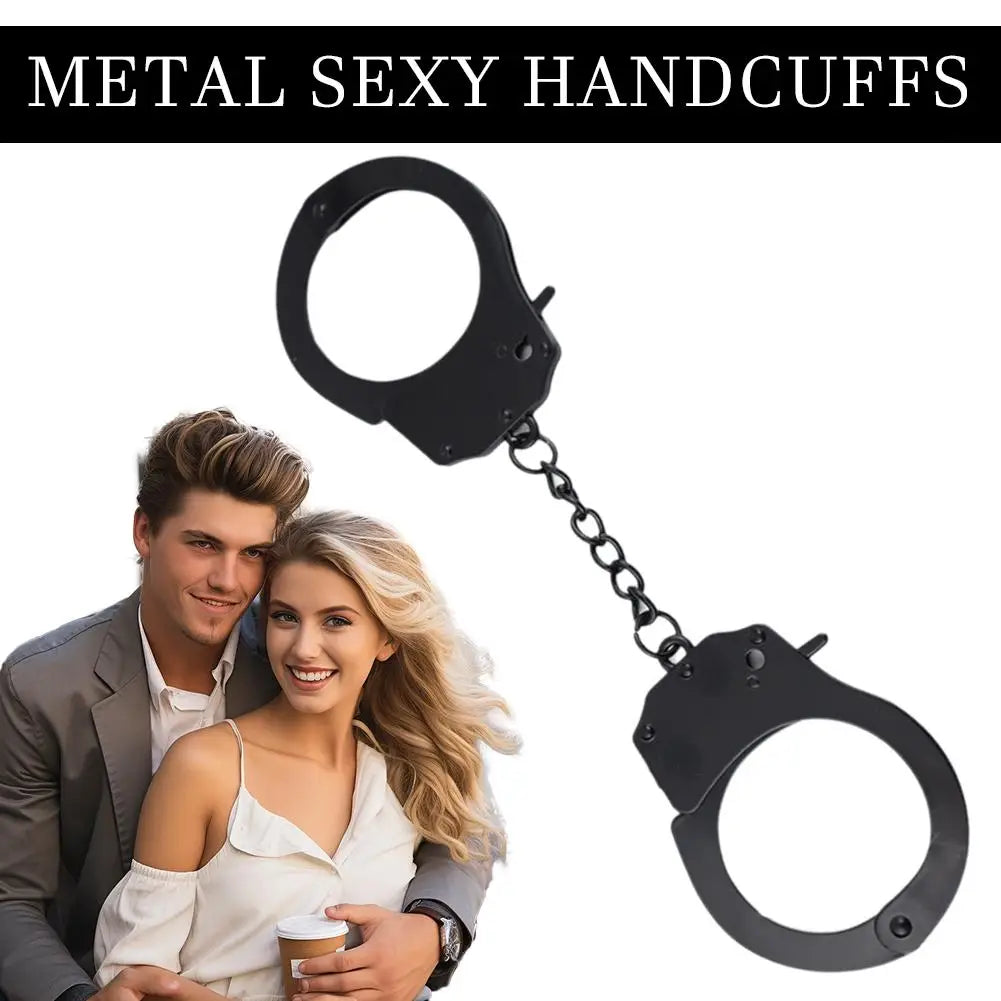 Metal Sexy Handcuffs Bdsm Bondage Restraints Shackle Adult Slave Sex Toys Women Men Flirting Set