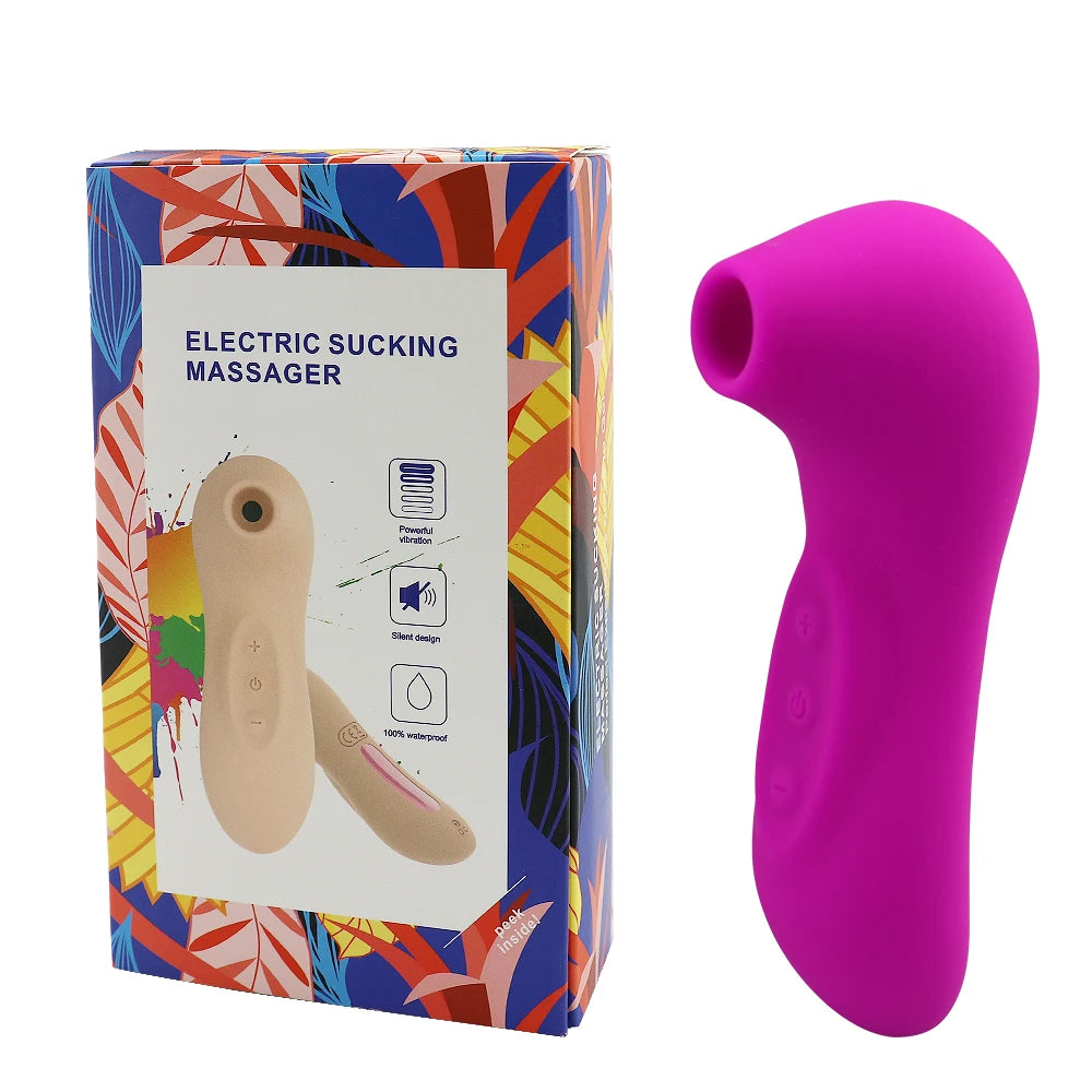 Clitoris Sucking Vibrator Powerful Sucker Female Clit Nipple Oral Vacuum Stimulator Massager Sex Toys for Women Masturbator