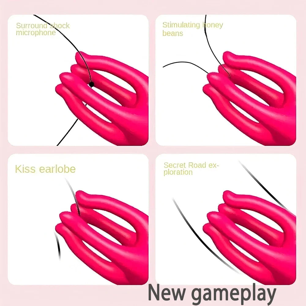 Male Masturbation Ring Penis Vibration Masturbator Male Training Relaxation Silicone Massage Gun Head For Masturbation Tool