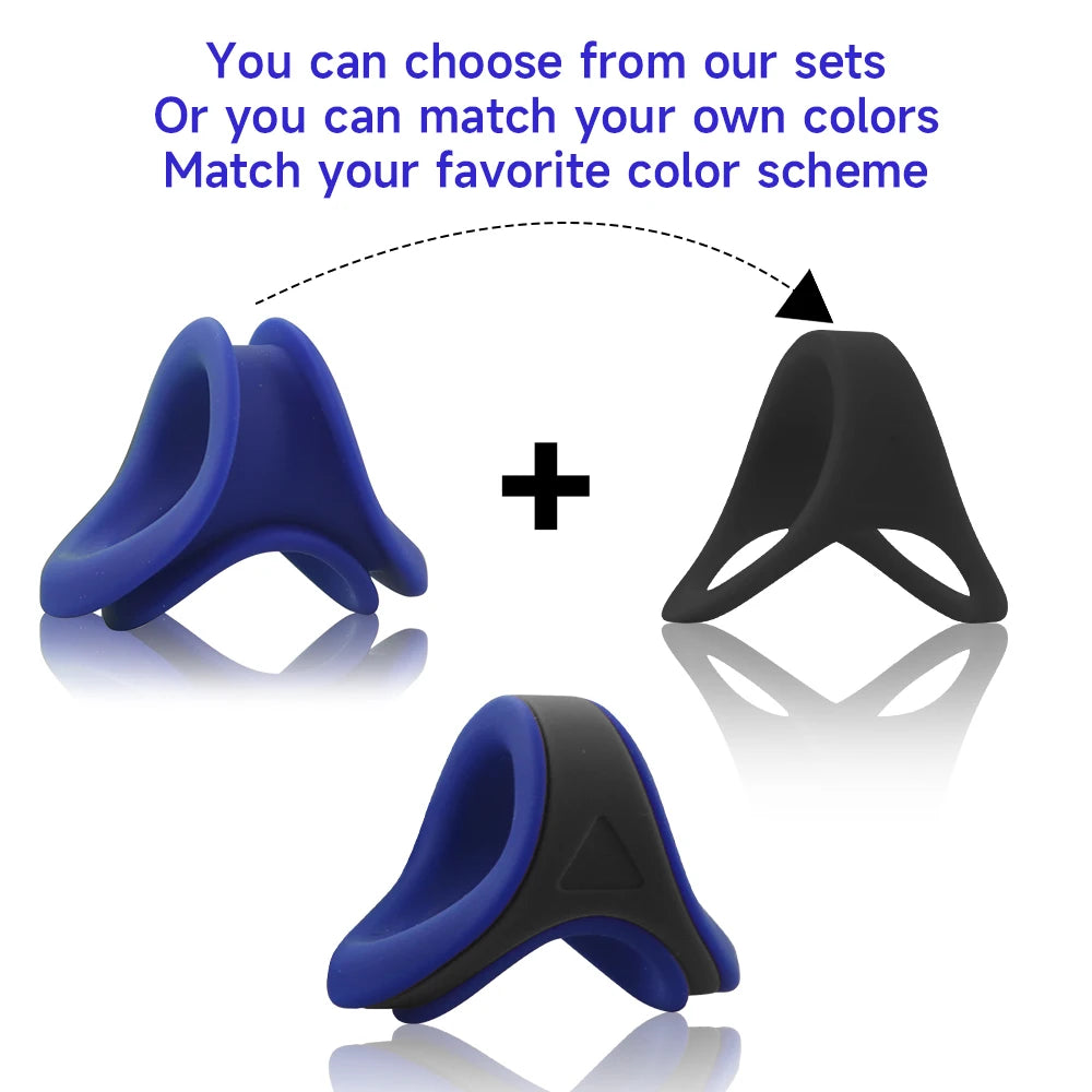 Men's Silicone Penis Ring Locking Cum Ring, Delayed Ejaculation, Men's Couples Sex Toys, Adult Sexy Toys, Sex Toys