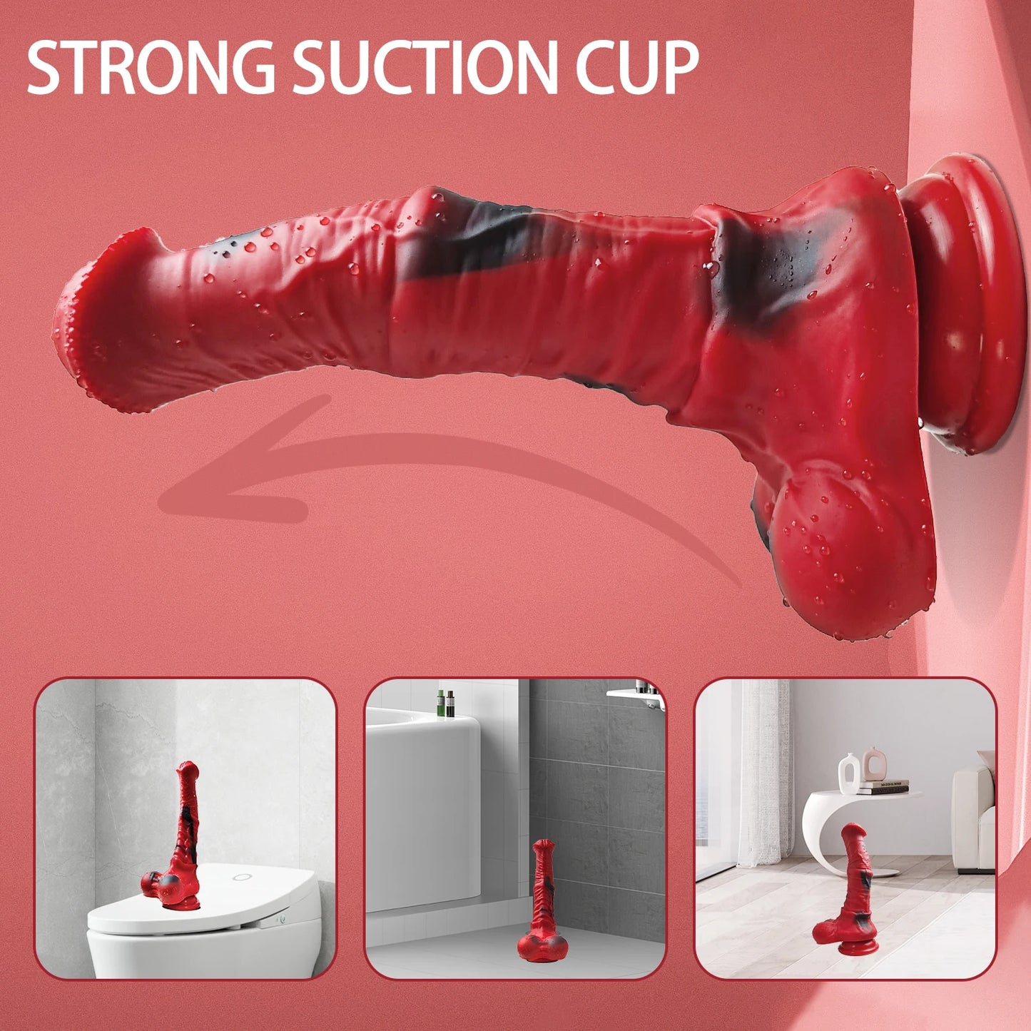 Animals Dildos Sexy adult Masturbation Sex Toys Silicone Realistic Horse Dildo Big Fake Penis Huge Anal Dildos Prostate Ass Plug