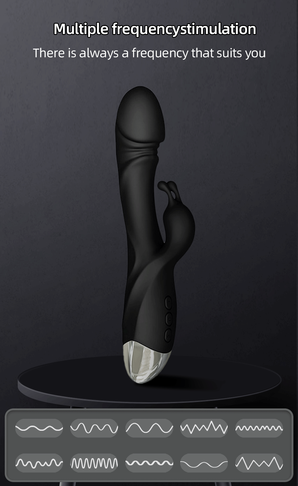 Erotii Powerful G Spot Rabbit Vibrator and Clitoris Stimulator