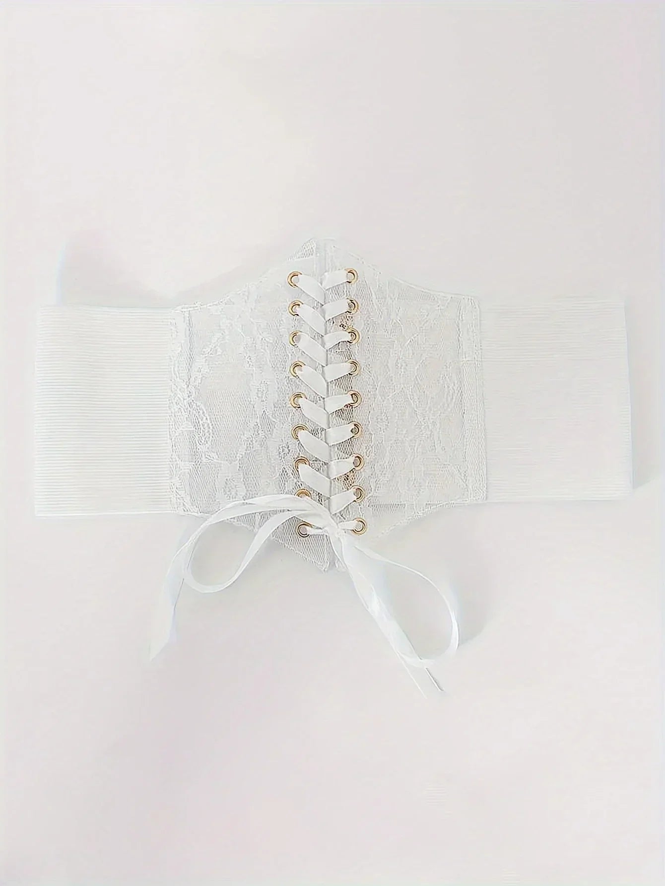 Fashionable Women's Lace-up Corset Belt, Retro Style for Ladies Suitable for Casual Wear and Special Occasions