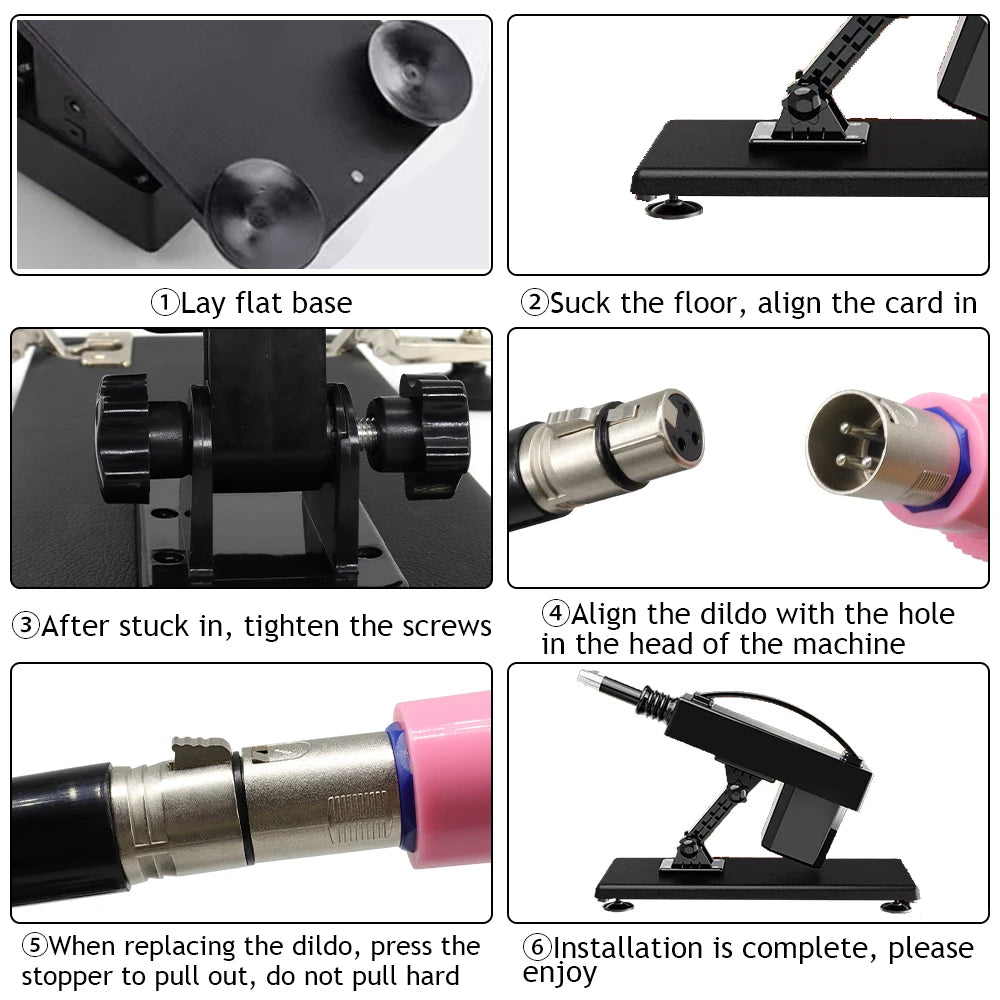 Sex Love Machine Adult Toy Automatic Thrusting Device for Men and Women Masturbation Adjustable Vaginal Anal Massage Pumping Gun