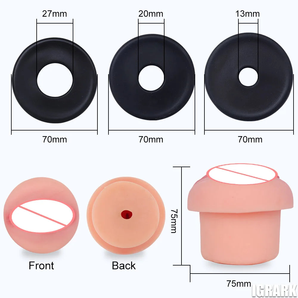 Penis Extender Pump Cock Enlargement Dick Trainer Male Masturbator Vacuum Pump Sex Toys for Men Adult Couples Sexy Products