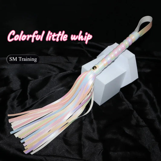 BDSM Spanking Flogger Multi Color Whip Impact Toy for Couples SM Discipline Tool Beginner Bondage Gear Spank Paddle for Adults