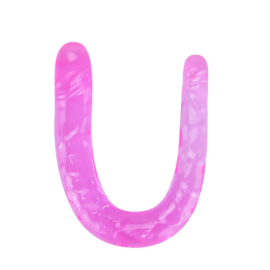 Double Dildo Realistic Mini Soft Dildo Lesbian Masturbator Flexible Fake Penis For Women Vaginal Anal Plug Sexy Toys Adult Games