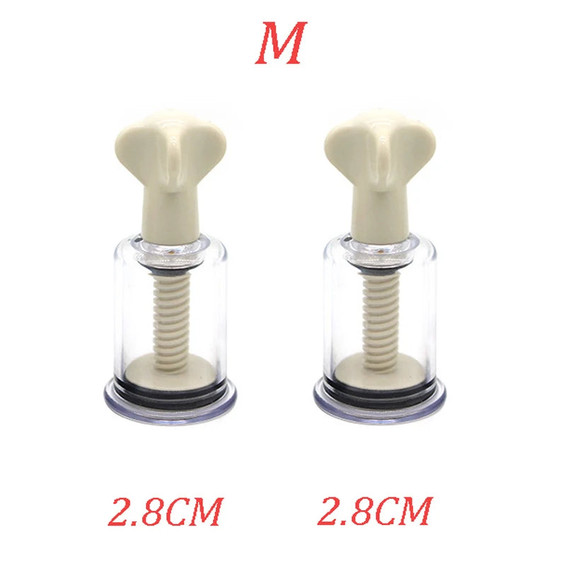 Nipple Sucker Enlarger Nipple Clamps Clit Pussy Pump Clitoris Clip Vacuum Stimulate Breast Enlarger Adults Sex Toys For Women