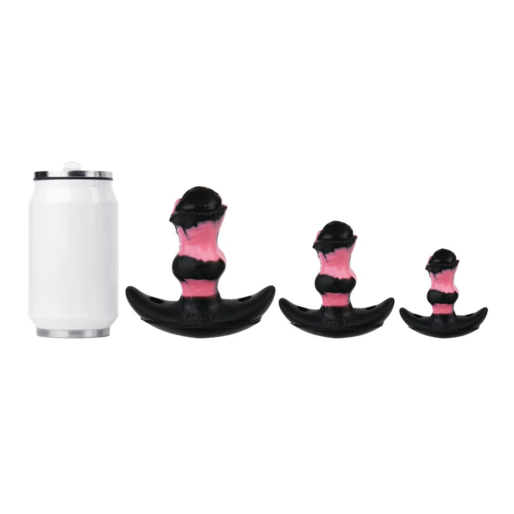 YOCY Mouth Gag Horse Dildo Adjustable Leather Strap on Sex Toy For Couple Game Bondage Muzzles