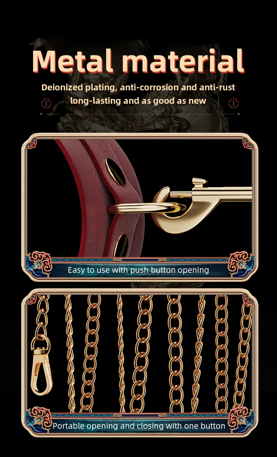 Premium BDSM Bondage Kit for Couples Bed Restraints Women's Bandage Slave Collars Obedience Adult Erotic Accessories